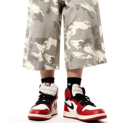 Light Camouflage Denim Baggy Shorts