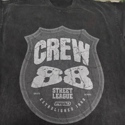 Black t-shirt with &