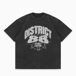 Black t-shirt with &