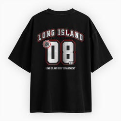 Black t-shirt with &