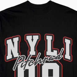 Black t-shirt with &