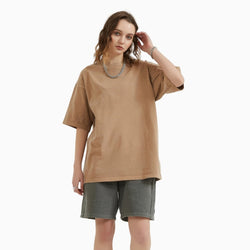 Relaxed Fit Mid-Color Blank Washed T-Shirt Pitchrad 6 
