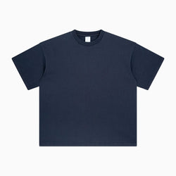 Relaxed Fit Solid Dark Blank Washed T-Shirt Pitchrad 4 